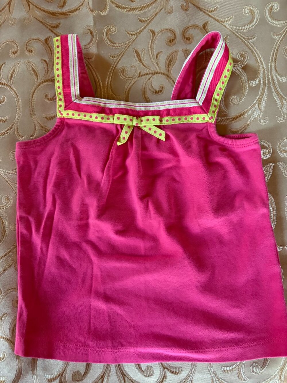 Gymboree, size 5, tan shorts and pink shirt and tank top - Picture 5 of 6
